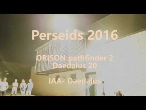 Perseids from the Stratosphere in color and full HD uploaded by Alejandro Sánchez de Miguel