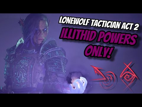 Devouring Act 2 as a LONEWOLF Using Illithid Powers Only! - Baldur's Gate 3
