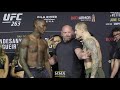 Israel Adesanya vs. Marvin Vettori UFC 263 Weigh-In Staredown - MMA Fighting