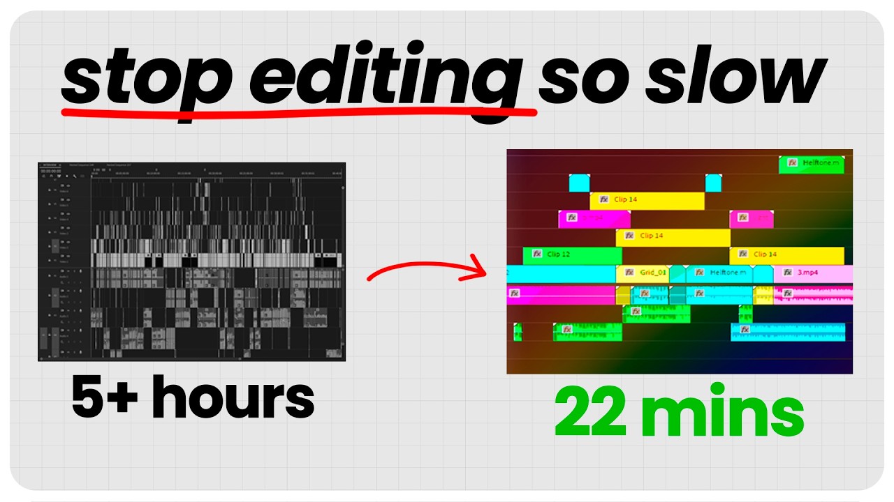 How to edit 10x faster in 5 minutes