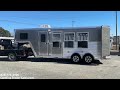 2021 Merhow 3 Horse, 4.5' Compact LQ with Brand New JBJ Interior Conversion, Weekender