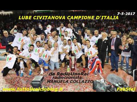 Il volley alla radio: CIVITANOVA CAMPIONE d'ITALIA (7-5-2017)