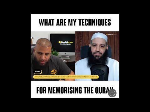Techniques for memorizing the Quran | Abu Bakr Zoud￼