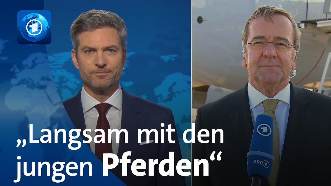 Verteidigungsminister Pistorius zu Problemen mit neuen Funkgeräten | tagesthemen-Interview