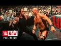 FULL MATCH Undertaker Vs Stone Cold Steve Austin WWE Title Match Raw June 28 1999