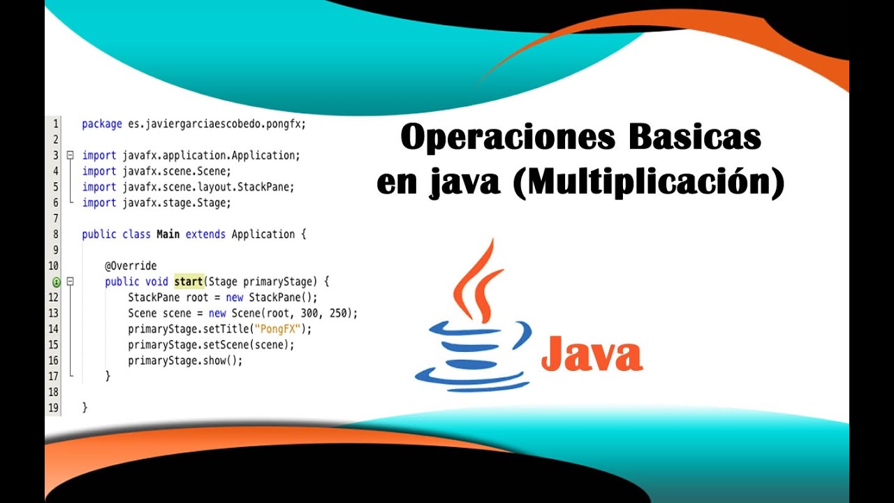 Operaciones Básicas (Multiplicación) en Java.