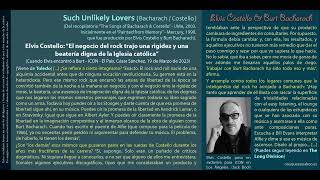 Such Unlikely Lovers (Bacharach/Costello) - Burt Bacharach y Elvis Costello