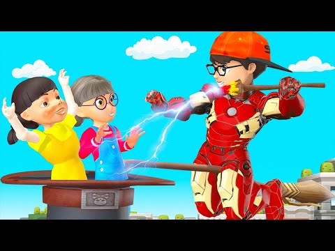 Wizard Nick Doll Squid Game - Scary Teacher 3D  Ironman Nick and Tani Animation