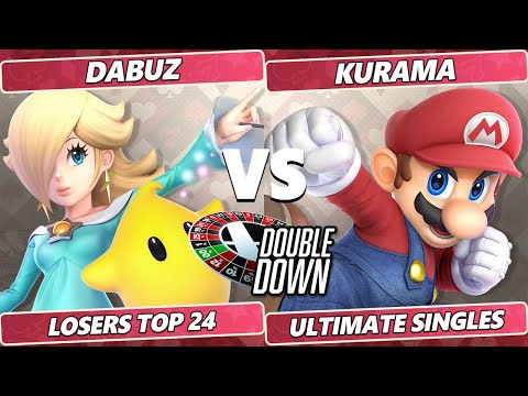 Double Down 2022 Top 24 - Dabuz (Rosalina) Vs. Kurama (Mario) SSBU Smash Ultimate Tournament