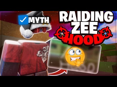 Solo Raiding ZEE HOOD.. *1v6* (😱🎄)