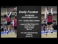 2021 League Play Emily Foraker 2022 Outside Hitter MH 6 position player
