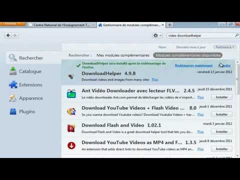 comment installer downloadhelper