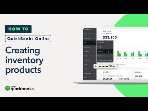 YouTube video about Effortlessly Add Your Inventory on QuickBooks Online