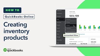 How to create inventory products in QuickBooks Online