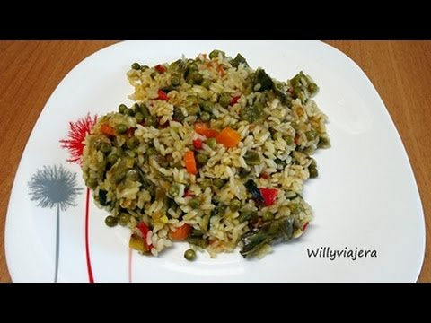 ARROZ DE VERDURAS🧅🥕🌶️🥘 ( EN OLLA EXPRÉS) Vegano