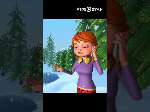 ZB : Skiing On Snow 4 | Nursery Rhymes & Kids Songs #shorts #childrensongs #animation #cartoon