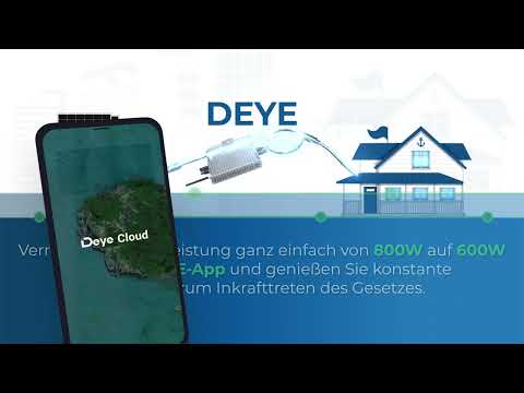 Neu Generation 800W Deye Wechselrichter mit Relais: Das Upgrade für Ihr Zuhause!