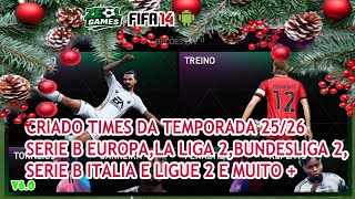 "FELIZ NATAL A TODOS!" EA FC 26 MOD DO 14 BYZEOLGAMES V7.0 ANDROID. LINKS JA LIBERADOS!