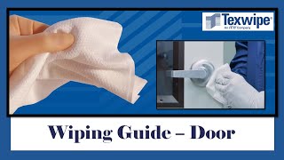 Texwipe cleanroom Wiping Guide - Door