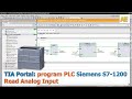TIA Portal Program PLC S7 1200 1214C AC DC Rly Read Analog Input From Sensor
