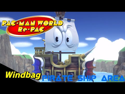 Pac-Man World Re-Pac 100% Walkthrough Part 1 Pirate Ship Area