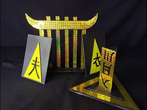 Mystery triangle magic trick revealed & how to make.