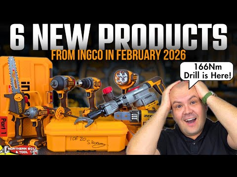 The New 166Nm Impact Drill & 6 New Essential Ingco Products In February 2026