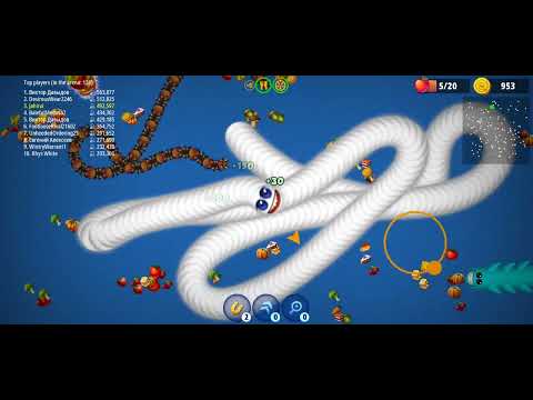 Slither.io Pro Tiny Snake Destroy Giant Noob Snakes - Epic Slither.io Gameplay 2023 Original Game