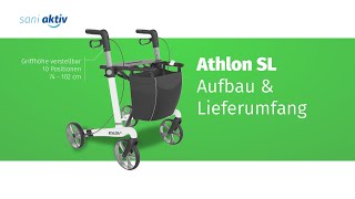 Rehasense Rollator Athlon SL: Aufbau & Lieferung