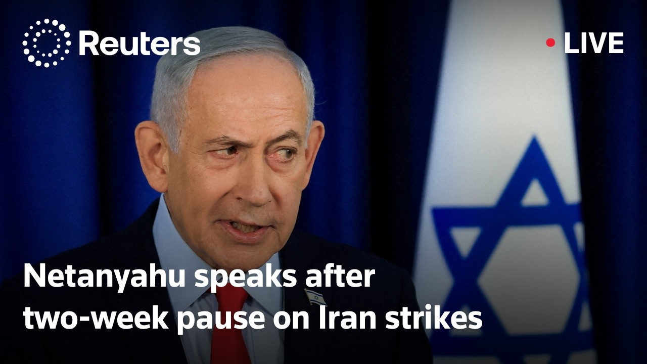 Video | LIVE: Netanyahu gives remarks after two-week pause on Iran strikes
