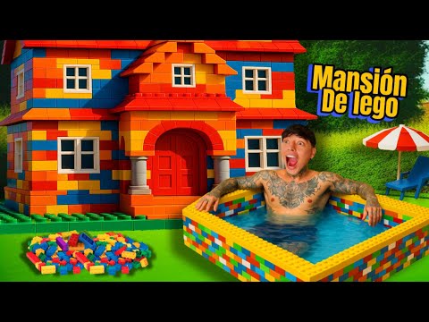 WE BUILT A LEGO MANSION