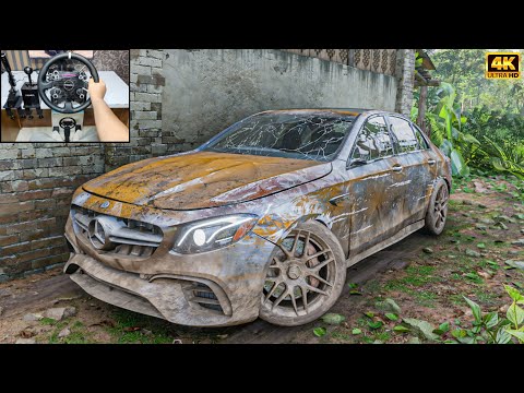 Rebuilding Brabus 800 Mercedes-AMG E63 S | Forza Horizon 5 | Steering Wheel gameplay