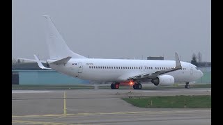 Full HD | Powerful take off roll! B737-800 - Go2Sky at EDJA/Memmingen Airport | 09.2022