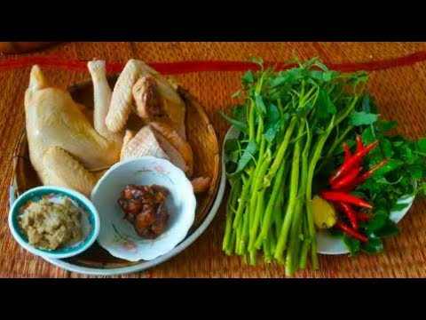 Sweet And Sour Chicken Soup With Morning Glories - Somlor Mchour Prey Video