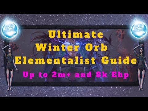 [Path of Exile 3.6] Ultimate Winter Orb Guide, Tanky 2m+ Shaper dps!!