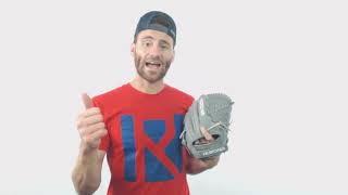 Video thumbnail: Nokona American Kip 11.5" Fastpitch Softball Glove: A-V1150CGR