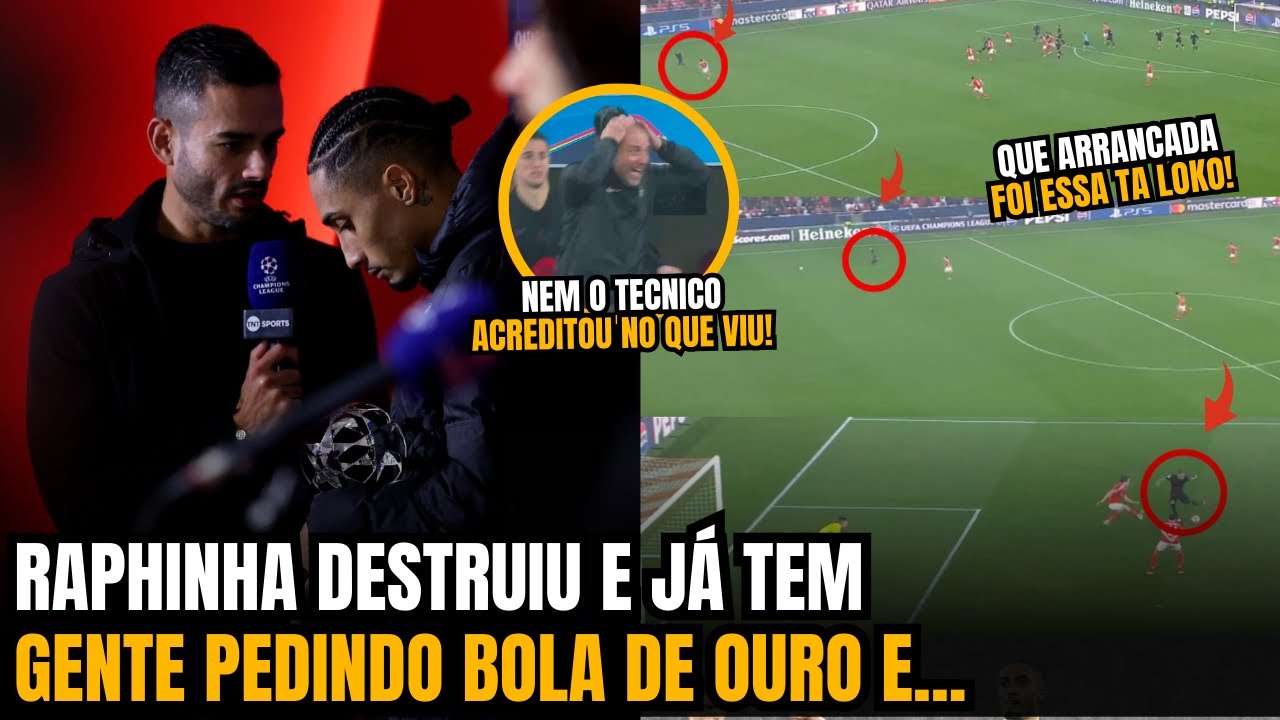 🚨NOSSA!! OLHA O QUE RAPHINHA FALOU QUE ESTÁ DEIXANDO TORCEDORES REVOLTADOS COM VINICIUS JR!!