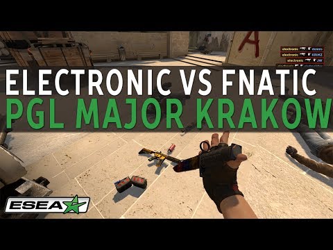 PGL Major: FlipSid3 electronic Clutches 1 vs 4 Against Fnatic (Huge UMP 3K)