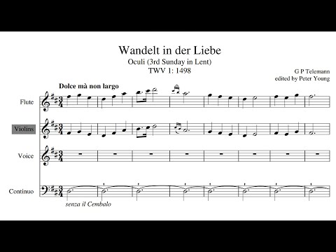 G. Ph. Telemann - "Wandelt in der Liebe", TWV 1:1498 (Bergen Baroque)
