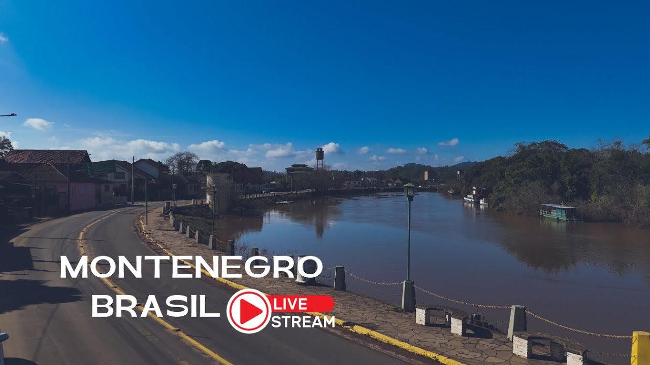 Live webcam view of Rio Caí Upriver Water-Level Monitor