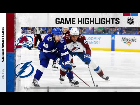 Avalanche @ Lightning 2/9 | NHL Highlights 2023