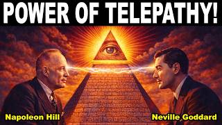 They manifest by THOUGHT TRANSMISSION or TELEPATHY! (Neville Goddard, Napoleon Hill)