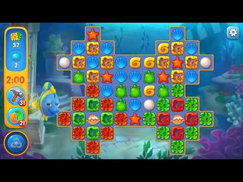 Fishdom level 1114 Gameplay (iOS Android)