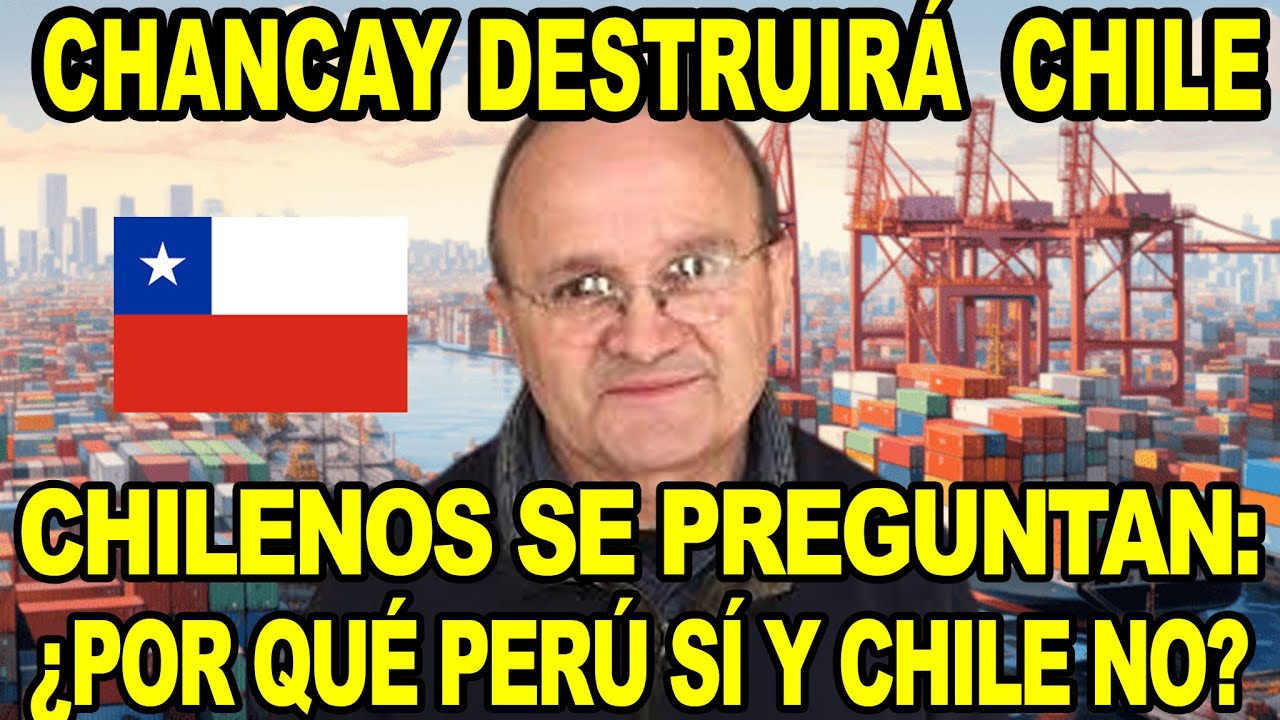 PERIODISTAS CHILENOS LAMENTAN INAUGURACIÓN DE MEGAPUERTO DE CHANCAY ¡ES ASOMBROSO!