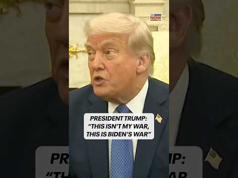 Video | Trump says the Russia-Ukraine conflict "isn't my war," blames it on Biden