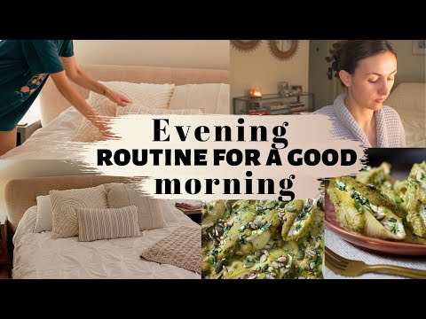 Fall Evening Routine and Easy Dinner Recipe 🌙 Pumpkin Poblano Stuffed Shells!