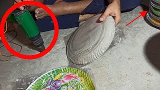 Best quality paper plate | how to paper plate packing | manual machine for paper plate making