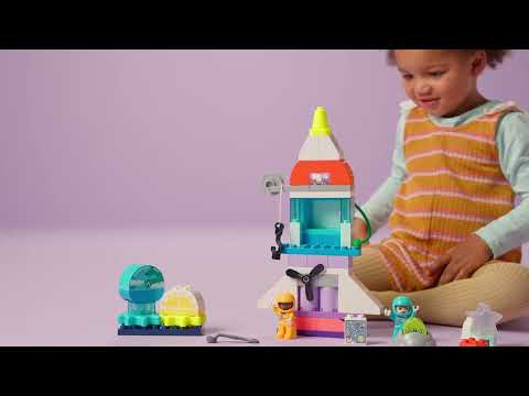 Конструктор LEGO DUPLO Town Приключения на космическом шаттле 3в1 (10422)