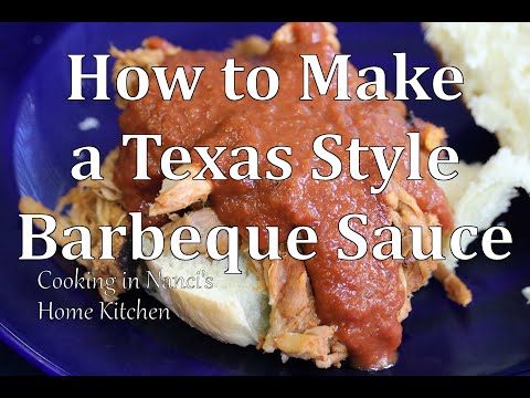 Texas Style Barbeque Sauce