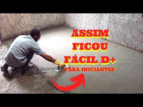 PEDREIRO ENSINA COMO FAZER CONTRAPISO LISINHO | PARA INICIANTES